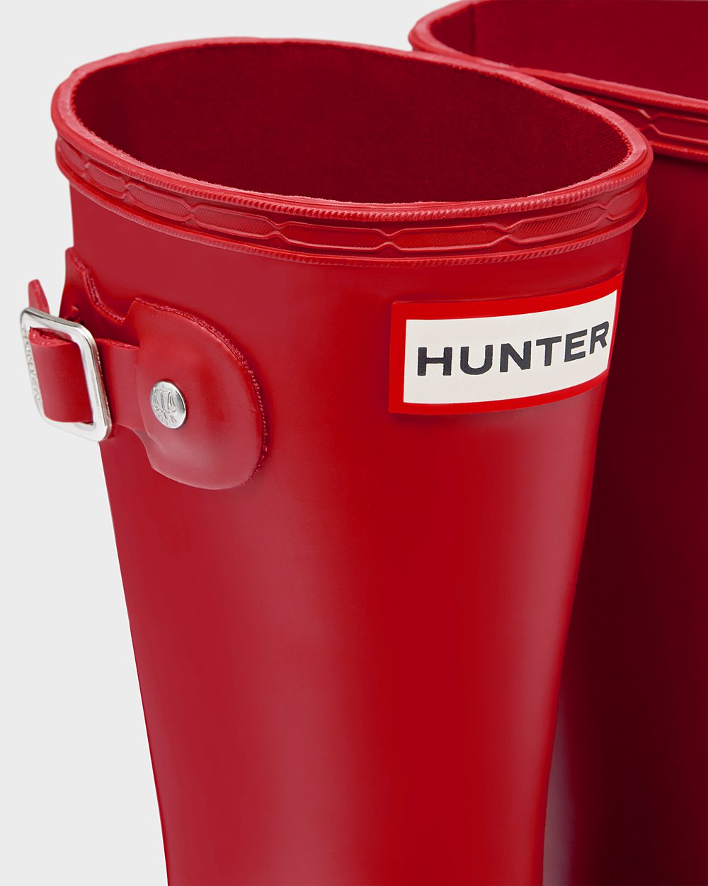 Hunter Original Big Rain Boots - Online Sale Kids Red - ZSUMXK320